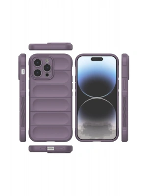 Newface iPhone 15 Pro Max Kılıf Optimum Silikon - Mor