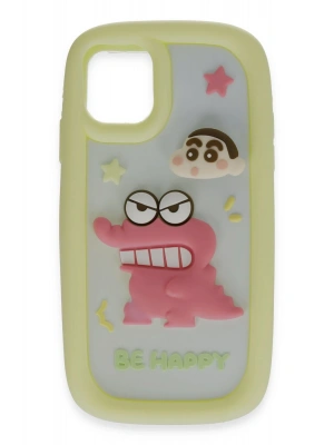 Newface iPhone 15 Pro Max Kılıf Poky Karakter Silikon Kapak - Desen 4