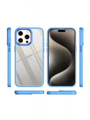 Newface iPhone 15 Pro Max Kılıf Power Silikon - Lila