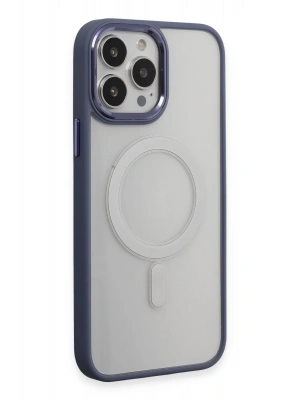 Newface iPhone 15 Pro Max Kılıf Room Magneticsafe Silikon - Sierra Blue