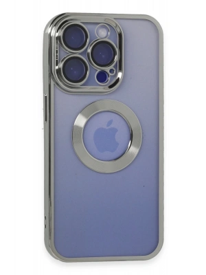 Newface iPhone 15 Pro Max Kılıf Slot Silikon - Gümüş