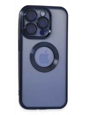 Newface iPhone 15 Pro Max Kılıf Slot Silikon - Lacivert