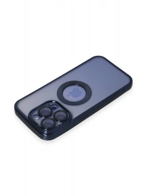 Newface iPhone 15 Pro Max Kılıf Slot Silikon - Lacivert