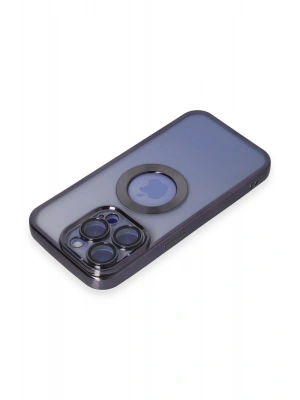 Newface iPhone 15 Pro Max Kılıf Slot Silikon - Mor