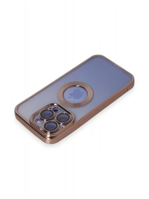 Newface iPhone 15 Pro Max Kılıf Slot Silikon - Rose Gold