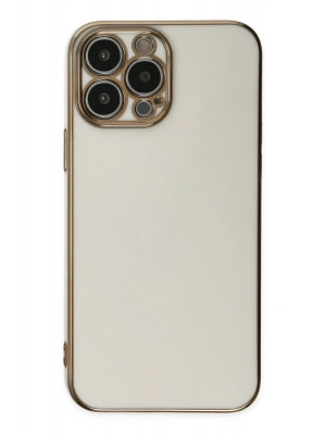 Newface iPhone 15 Pro Max Kılıf Volet Silikon - Beyaz