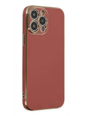 Newface iPhone 15 Pro Max Kılıf Volet Silikon - Kırmızı