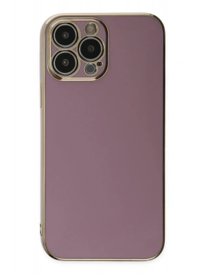 Newface iPhone 15 Pro Max Kılıf Volet Silikon - Mor