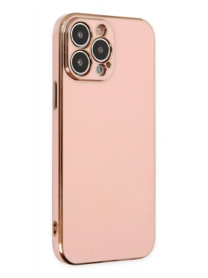 Newface iPhone 15 Pro Max Kılıf Volet Silikon - Pembe