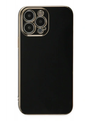 Newface iPhone 15 Pro Max Kılıf Volet Silikon - Siyah