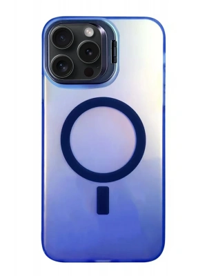 Newface iPhone 15 Pro Max Primera Magsafe Standlı Kapak - Lacivert