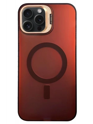 Newface iPhone 15 Pro Primera Magsafe Standlı Kapak - Bordo