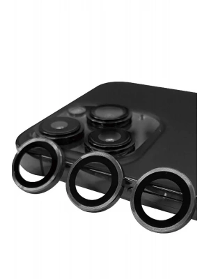 Newface iPhone 15 Pro Raze Metal Kamera Lens - Titan Gri