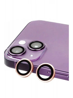 Newface iPhone 15 Raze Metal Kamera Lens - Pembe