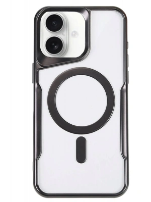 Newface iPhone 16 Kılıf Boyi Magsafe Silikon Kapak - Siyah