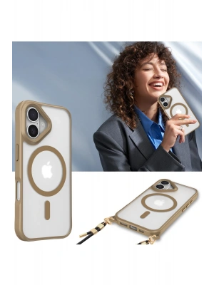 Newface iPhone 16 Kılıf Enka Magsafe Silikon Kılıf - Şeffaf