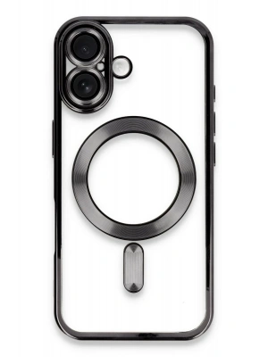 Newface iPhone 16 Kılıf Kross Magneticsafe Kapak - Siyah