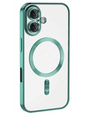 Newface iPhone 16 Kılıf Kross Magneticsafe Kapak - Turkuaz