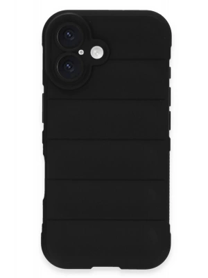 Newface iPhone 16 Kılıf Optimum Silikon - Siyah