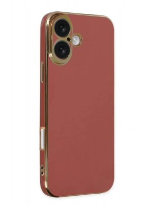 Newface iPhone 16 Kılıf Volet Silikon - Kırmızı