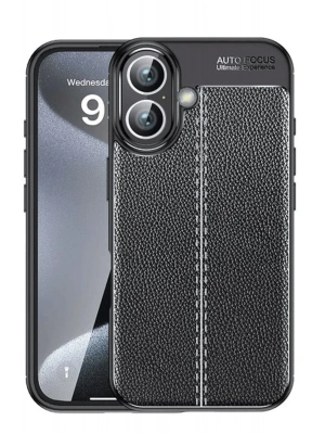 Newface iPhone 16 Plus Kılıf Auto Focus Kapak - Siyah