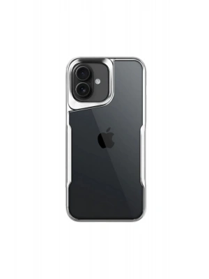 Newface iPhone 16 Plus Kılıf Boyi Silikon Kapak - Gümüş