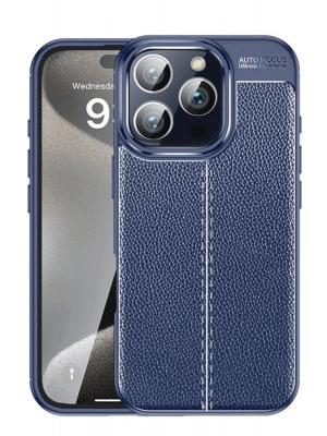 Newface iPhone 16 Pro Kılıf Auto Focus Kapak - Lacivert