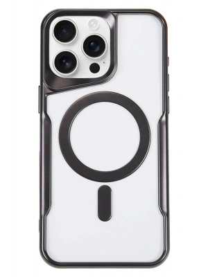 Newface iPhone 16 Pro Kılıf Boyi Magsafe Silikon Kapak - Siyah