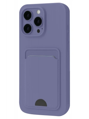 Newface iPhone 16 Pro Kılıf Kelvin Kartvizitli Silikon - Lila