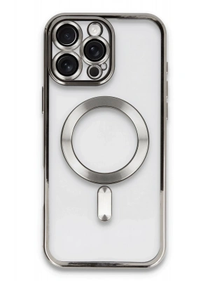 Newface iPhone 16 Pro Kılıf Kross Magneticsafe Kapak - Titan Gri