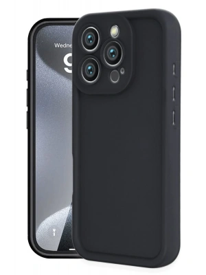 Newface iPhone 16 Pro Kılıf Viera Silikon - Siyah