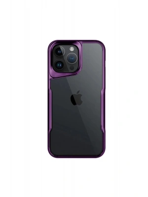 Newface iPhone 16 Pro Max Kılıf Boyi Silikon Kapak - Derin Mor