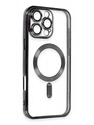 Newface iPhone 16 Pro Max Kılıf Kross Magneticsafe Kapak - Siyah