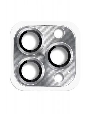 Newface iPhone 16 Pro Max Pers Alüminyum Kamera Lens - Gri