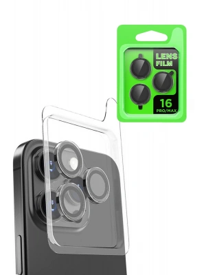 Newface iPhone 16 Pro Max Raze Metal Kamera Lens - Siyah