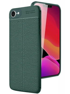 Newface iPhone 16E Kılıf Auto Focus Kapak - Koyu Yeşil