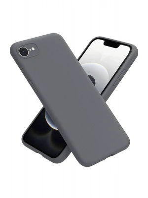 Newface iPhone 16E Kılıf First Silikon - Gri