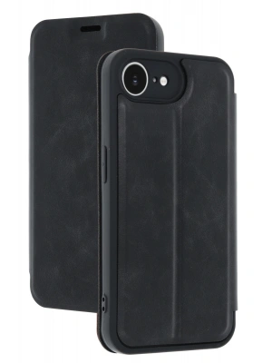 Newface iPhone 16E Kılıf Flip Cover - Siyah