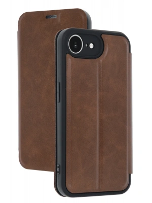 Newface iPhone 16E Kılıf Flip Cover - Taba