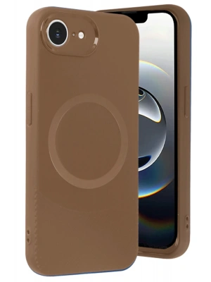 Newface iPhone 16E Kılıf Maya Karbon Kapak - Kahverengi