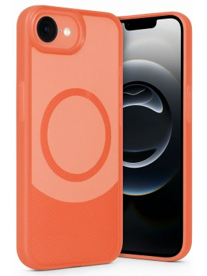 Newface iPhone 16E Kılıf Maya Karbon Kapak - Kırmızı