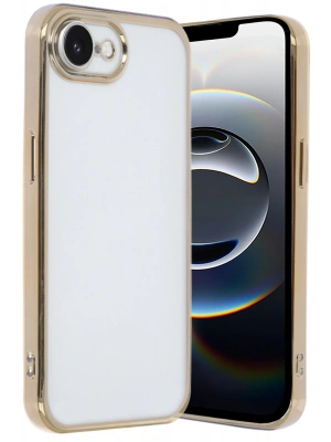 Newface iPhone 16E Kılıf Razer Lensli Silikon - Gold
