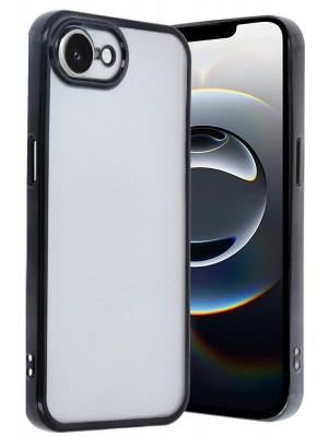 Newface iPhone 16E Kılıf Razer Lensli Silikon - Siyah