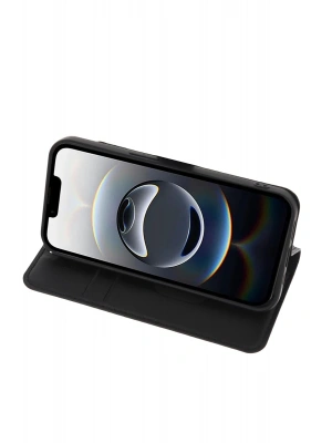 Newface iPhone 16E Kılıf Trend S Plus Kapaklı Kılıf - Siyah