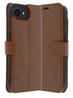 Newface iPhone 16E Kılıf Trend S Plus Kapaklı Kılıf - Taba