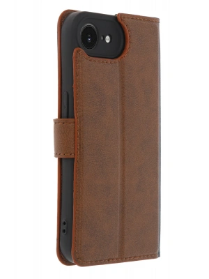 Newface iPhone 16E Kılıf Trend S Plus Kapaklı Kılıf - Taba