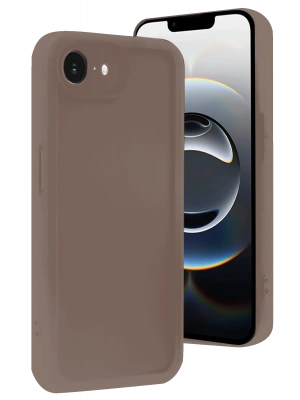 Newface iPhone 16E Kılıf Viera Silikon - Kahverengi