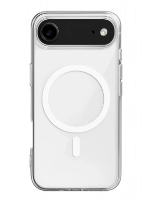 Newface iPhone 17 Air Kılıf Magneticsafe Şeffaf Silikon - Şeffaf