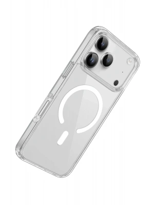 Newface iPhone 17 Pro Max Kılıf Pc Real Magsafe Kapak - Şeffaf