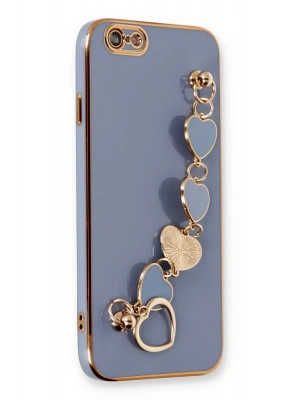 Newface iPhone 6 Kılıf Esila Silikon - Gri